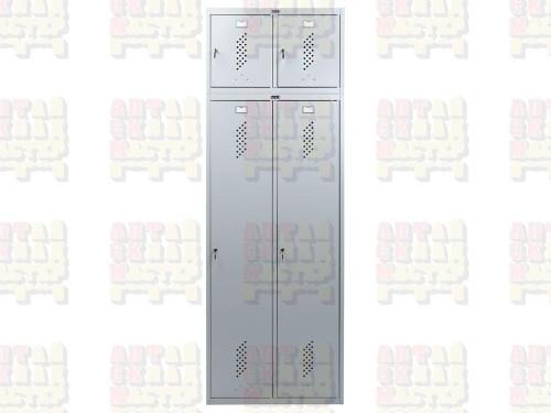 Двухсекционный металлический шкаф Антресоль LS-21-60