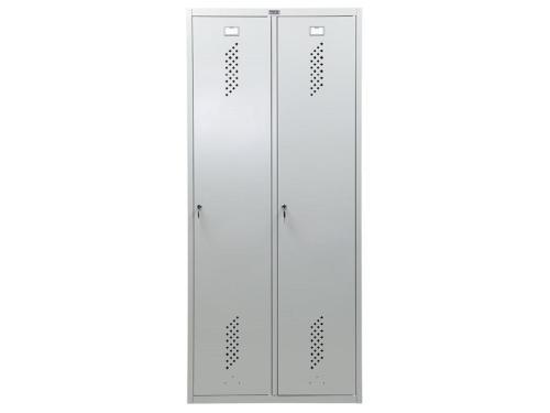Двухсекционный металлический шкаф Практик LS-21-80