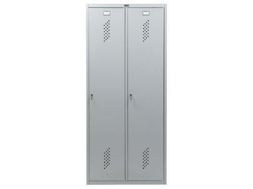 Двухсекционный металлический шкаф Практик LS-21-80U
