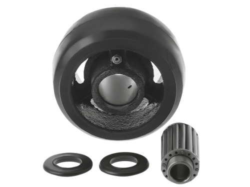 Колесо чугунное большегрузное без крепления D 46 (100 мм/130 кг)