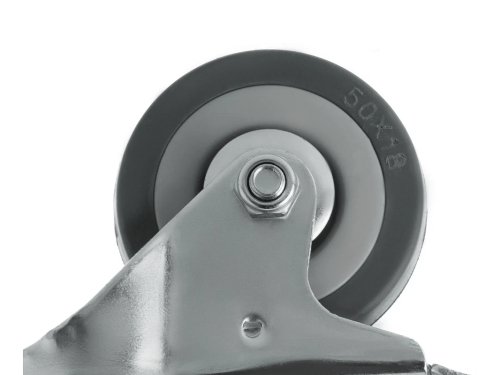 Колесо аппаратное с болтом М10 и тормозом SCtgb 25 (50 мм/50 кг)