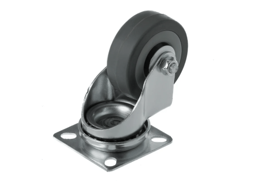 Колесо аппаратное с поворотной площадкой и втулкой скольжения SCg 25 (50 мм/50 кг)