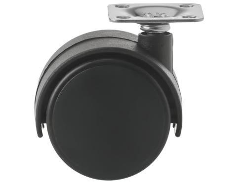 Колесо мебельное с поворотной площадкой TWP 50 (50 мм/25 кг)