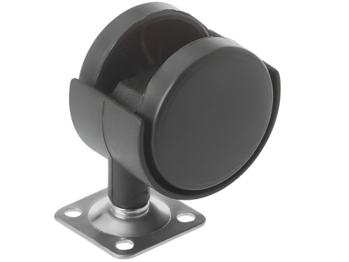 Колесо мебельное с поворотной площадкой TWP 50 (50 мм/25 кг)