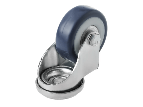 Колесо мебельное под болт М10 и покрытием из поливинилхлорида SChv 25 (50 мм/35 кг)