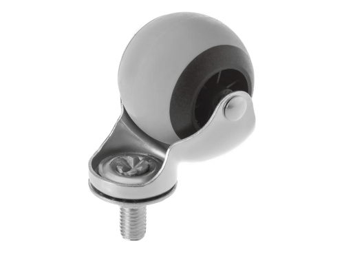 Колесо мебельное-шар с болтом М10 SCmt 25 (50 мм/30 кг)