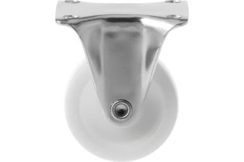 Колесо мебельное полипропиленовое с неповоротной площадкой FCpp 25 (50 мм/30 кг)
