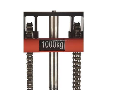 Штабелер гидравлический TOR CTY-EH 1Т-2М