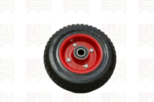 PP 160 - Литое колесо с протект. резиной 160 мм без крепл. (шарикоподш., мет. обод)