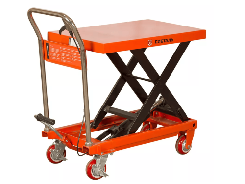 Стол подъёмный передвижной Сибталь СП300 0,3Т с платформой 815х500 мм