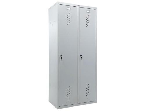 Двухсекционный металлический шкаф Практик LS-21-80U