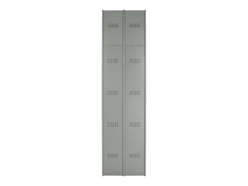Двухсекционный металлический шкаф Антресоль ML-21-80