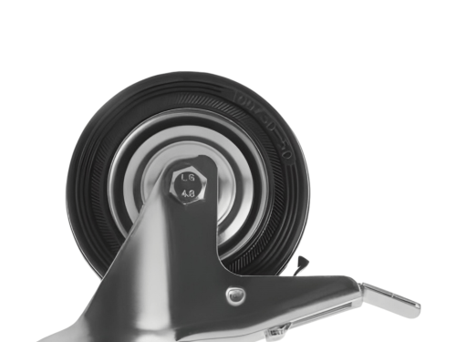 Колесо промышленное с болтом М12 и тормозом SCtb 42 (100 мм/70 кг)