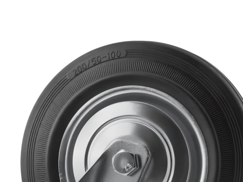 Колесо промышленное с болтом М16 и тормозом SCtb 80 (200 мм/185 кг)