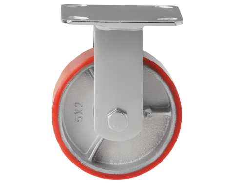 Колесо большегрузное с неповоротной площадкой FCP 54 (125 мм/280 кг)