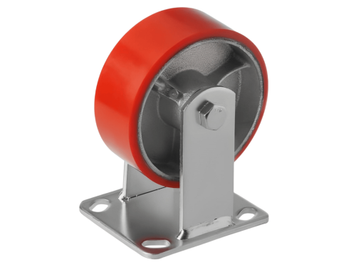 Колесо большегрузное с неповоротной площадкой FCP 54 (125 мм/280 кг)