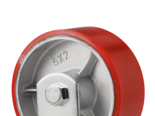 Колесо большегрузное с неповоротной площадкой FCP 54 (125 мм/280 кг)