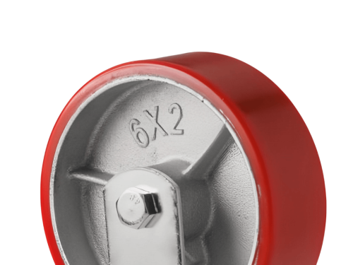 Колесо большегрузное с неповоротной площадкой FCP 63 (150 мм/360 кг)