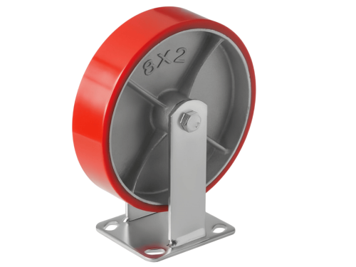 Колесо большегрузное с неповоротной площадкой FCP 80 (200 мм/460 кг)