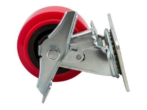 Колесо большегрузное с неповоротной площадкой и полиамидным ободом и ободом SCpnb 55 (125 мм/300 кг)