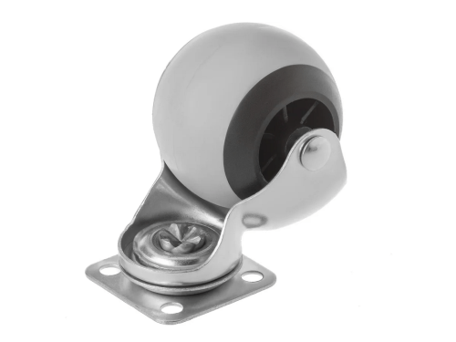 Колесо мебельное-шар с поворотной площадкой SCmg 25 (50 мм/25 кг)