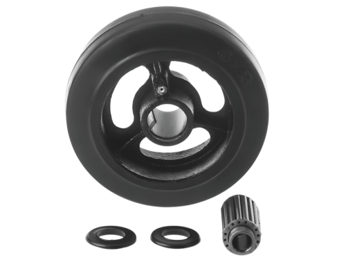 Колесо чугунное большегрузное без крепления D 63 (150 мм/230 кг)