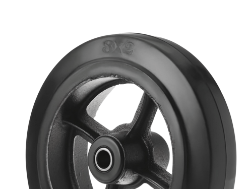 Колесо чугунное большегрузное без крепления D 80 (200 мм/280 кг)