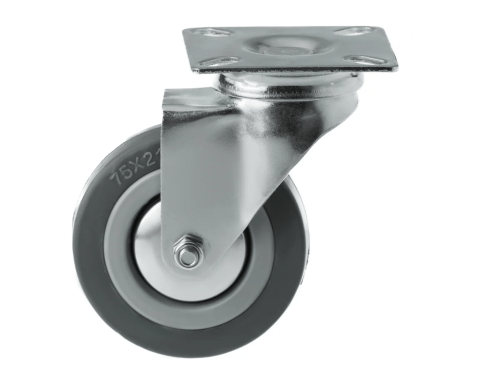 Колесо аппаратное с поворотной площадкой и втулкой скольжения SCg 93 (75 мм/70 кг)