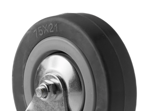 Колесо аппаратное с поворотной площадкой и втулкой скольжения SCg 93 (75 мм/70 кг)