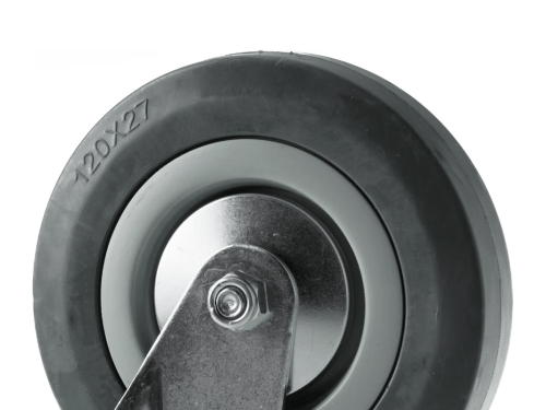 Колесо аппаратное с поворотной площадкой и втулкой скольжения SCg 55 (120 мм/100 кг)