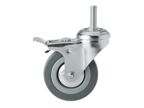 Колесо аппаратное с болтом М10 и тормозом SCtgb 93 (75 мм/70 кг)