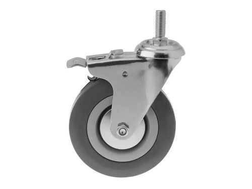 Колесо аппаратное с болтом М12 и тормозом SCtgb 55 (120 мм/100 кг)