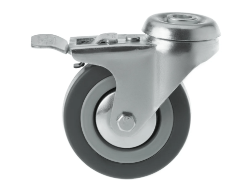 Колесо аппаратное под болт М10 и тормозом SChgb 93 (75 мм/70 кг)