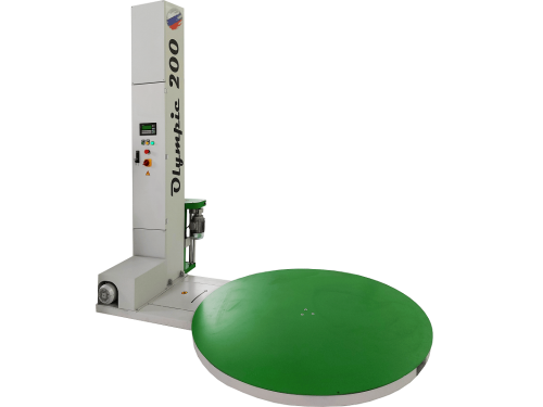 Паллетоупаковщик полуавтоматический Olympic 200-2000кг/1,65м/2500мм каретка с предрастяжением пленки 200%