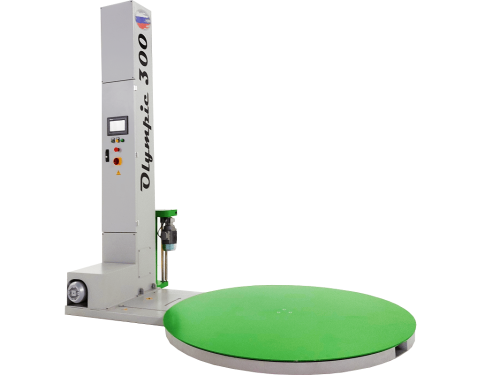 Паллетоупаковщик полуавтоматический Olympic 300-2000кг/1,65м/2000мм каретка с предрастяжением пленки 200%