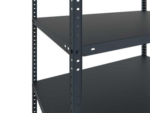 Стеллаж металлический Практик MS Standart 200/100x30/5 Black