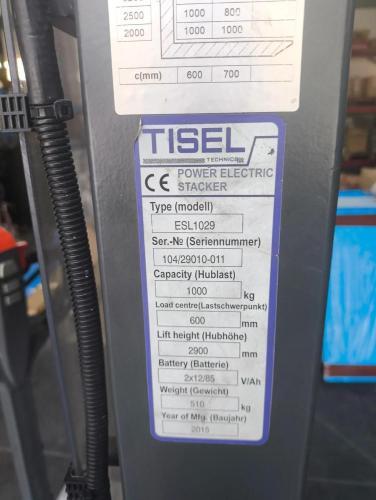 Самоходный штабелер TISEL ESL10 DX2900