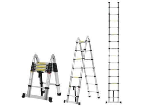 Алюминиевая телескопическая лестница с шарниром DTLH 1.6