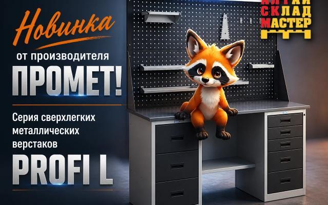 Верстаки PROFI L от «ПРОМЕТ»: лёгкость, прочность и продуманное производство