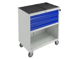 Новинка! Тележка для инструментов с 3 ящиками и полкой