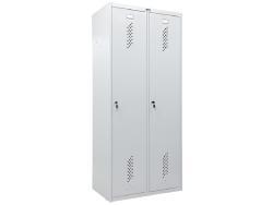 Двухсекционный металлический шкаф Практик LS-21-80