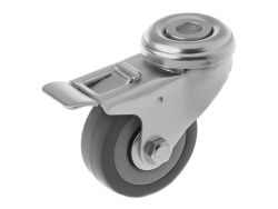 Колесо аппаратное под болт М10 и тормозом SChgb 25 (50 мм/50 кг)