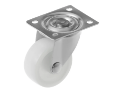 Колесо мебельное полипропиленовое с поворотной площадкой SCpp 15 (38 мм/20 кг)
