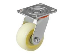 Колесо нейлоновое большегрузное с поворотной площадкой SCdn 46 (100 мм/200 кг)