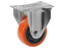 Колесо промышленное с неповоротной площадкой FCM 92 (75 мм/100 кг)
