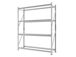 Стеллаж грузовой 250/150x100 4 полки без настила