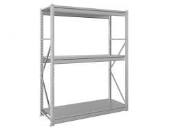 Стеллаж грузовой 200/125x80 3 полки с металлическим настилом