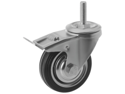 Колесо промышленное с болтом М10 и тормозом SCtb 93 (75 мм/50 кг)