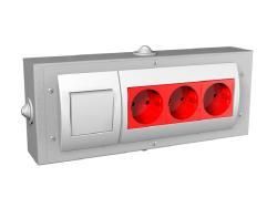 Блок электророзеток EoB для верстаков на сайте АлтайСкладМастер Блок электророзеток EoB для верстаков