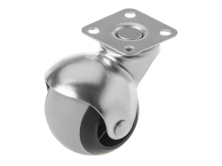 Колесо мебельное-шар с поворотной площадкой SCmg 25 (50 мм/25 кг)